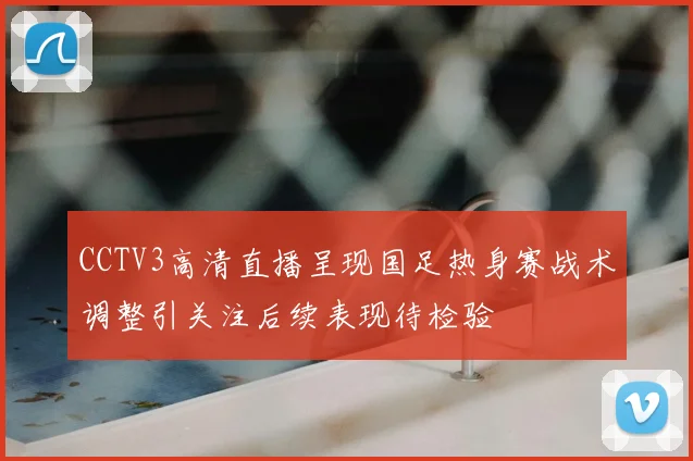 CCTV3高清直播呈现国足热身赛战术调整引关注后续表现待检验